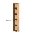 Estante/rack Horizontal Ou Vertical 5 Nichos 186cmx30cm Liver