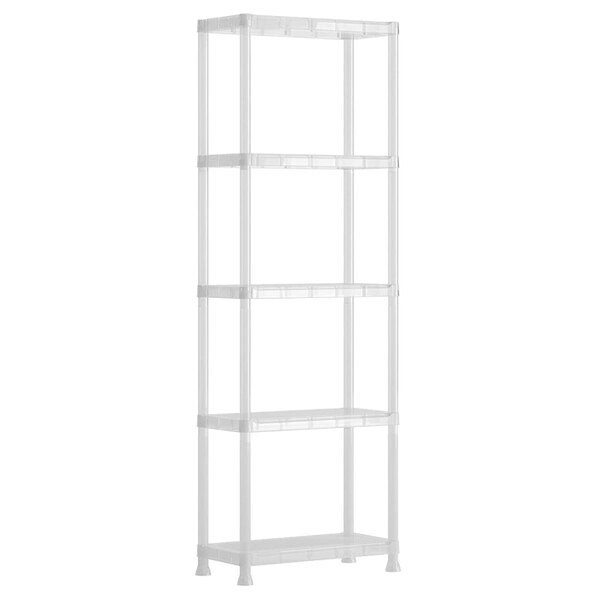 Estante Rainbow Com 5 Prateleira Curver Transparente Keter