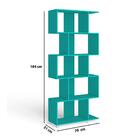 Estante Regular 5 Nichos - Turquesa