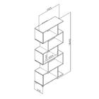 Estante Regular 5 Nichos - Turquesa