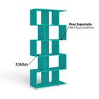 Estante Regular 5 Nichos - Turquesa