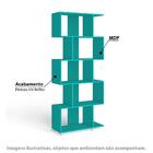 Estante Regular 5 Nichos - Turquesa