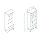 Estante Retrô 2 Gv Amarela