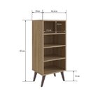 Estante Retrô Com 4 Prateleiras