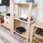 Estante Ripada 3 Prateleira Fortaleza 95x60x33 Em Madeira De