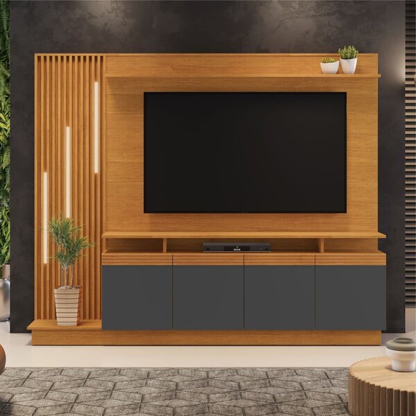 Estante Ripado Home Para Tv Até 65 Polegadas 4 Portas Absolut