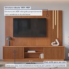 Estante Ripado Home Para Tv De Ate 75 Polegadas 190,5cmx220cm