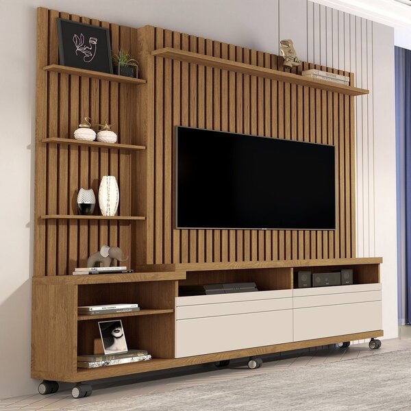 Estante Ripado Home Theater Para Tv 60 Polegadas 190cmx180cm