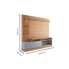 Estante Ripado Home Theater Para Tvs Até 65 Polegadas 185,3cm