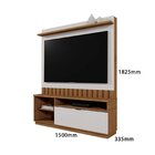 Estante Ripado Para Tv 60 Polegadas 182,5cmx150cm Diamantina