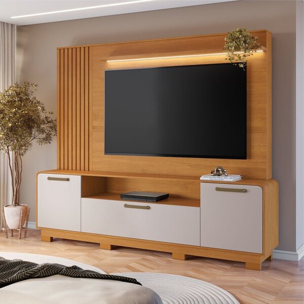 Estante Ripado Para Tv Até 65 Polegadas 190cmx200cmx41cm Com