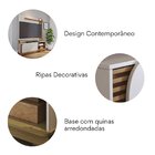 Estante Ripado Para Tv Até 65 Polegadas 2 Portas Jurerê 150cm