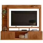 Estante Sala Para Tv 70 Pol. 200cm Flora M20 Cinamomo Mel - M