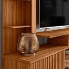 Estante Sala Para Tv 70 Pol. 200cm Flora M20 Cinamomo Mel - M