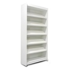 Estante Sapateira Expositor Branco 185x92x32cm - Deep
