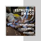 Estante Sapateira Multifuncional Madeirada Tubos Industrial