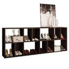 Estante Sapateira Organizador 12 Espaços Side Marrom Caemmun