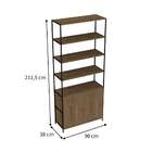 Estante Steel Quadra 2 Pt Vermont