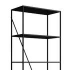 Estante Steel Wood 2 Pt Preta