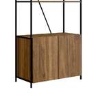 Estante Steel Wood 2 Pt Preta E Noce