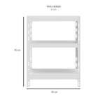 Estante Stronger B 3 Prateleiras Branca