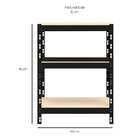 Estante Stronger C 3 Prateleiras Preta