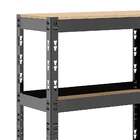 Estante Stronger C 3 Prateleiras Preta