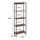 Estante Studio Iii Nogal 60 Cm