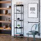 Estante Studio Ônix E Preta 187 Cm