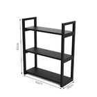 Estante Suspensa 3 Prateleiras Móbrigui Decor Md005 60x50x20