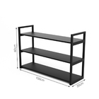 Estante Suspensa 3 Prateleiras Móbrigui Decor Md013 60x100x20