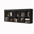 Estante Suspensa Com Colmeia 100% Mdf Preto Potente