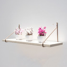 Estante Suspensa Decorativa Aramada 40x15cm Mdp Barrique Rose