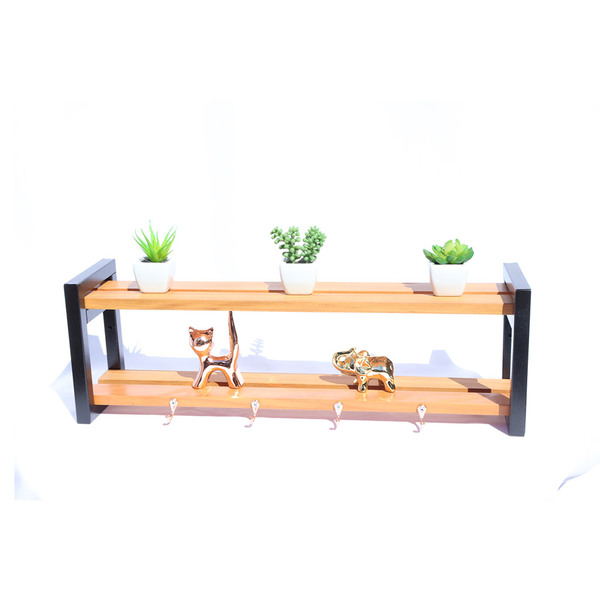 Estante Suspensa Decorativa Chamego 60cm Branco