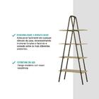 Estante Tampo Madeirada Tubos Ouro Velho Carraro