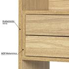 Estante Thay Com 2 Gavetas - Natural
