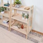 Estante Tipo Escada Pipa 3 Prat 88a X 60l X 38p Em Madeira De