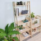 Estante Tipo Escada Pipa 5 Prat 150a X 60l X 38p Em Madeira D