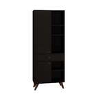 Estante Toledo 2 Pt 1 Gv Preta