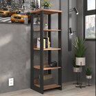 Estante Torre Industrial 137cmx40cm Preto/solanum