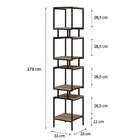 Estante Toulon Carvalho E Preta