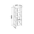 Estante Trend Hanover  Madeira E Off White