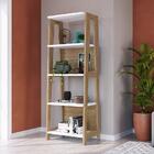 Estante Trend Hanover  Madeira E Off White