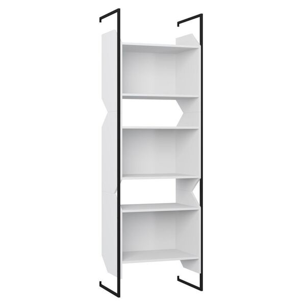 Estante Tripla Com Suporte Metálico Soul Branco Tx - Be Mobil