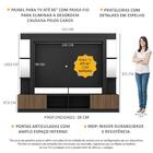 Estante Tv 65" Prateleiras C/ Espelho Oslo Multimóveis V3393