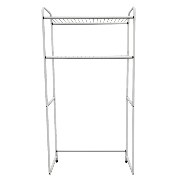 Estante Utilitária de Aço com 2 Prateleiras Branca 154x31x65cm 12kg Maxeb