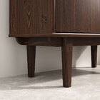 Estante Vertical Livreiro Pés Palito 6 Nichos Madeira Cor Imb