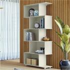 Estante Vertical Para Livros 5 Nichos Tigus Off White