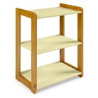 Estante Vin Baixa Amarelo Bebê/amêndoa