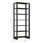 Estante Yes Grafite Intenso